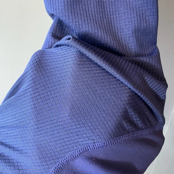 Fabletics PureLuxe Mid-Rise Ruched 7/8 Legging indigo purple size S/M - Picture 4 of 14